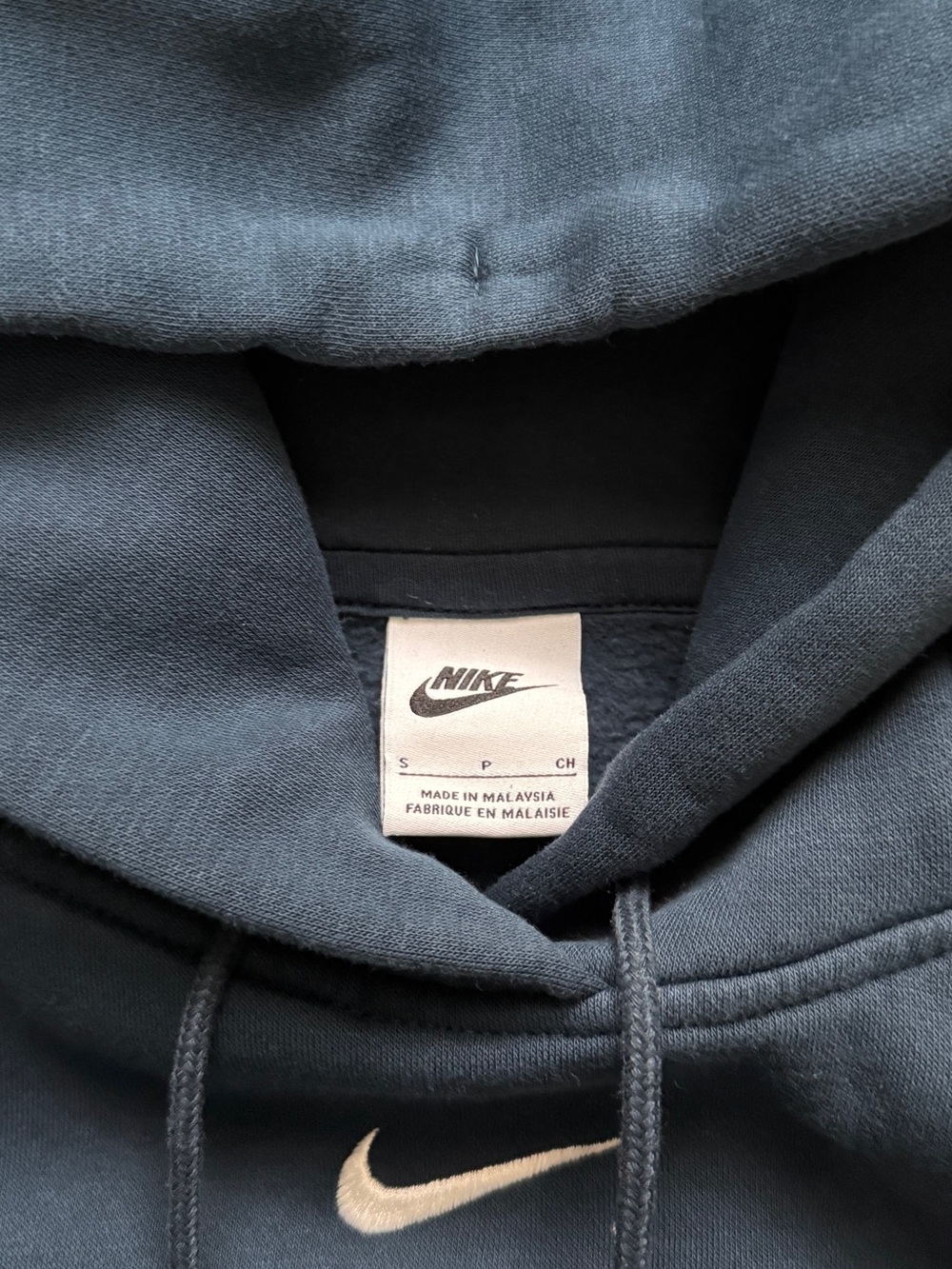 Nike Phoenix Oversized Hoodie Sweatshirt Navy Blue Women’s Size Small - Picture 5 of 10